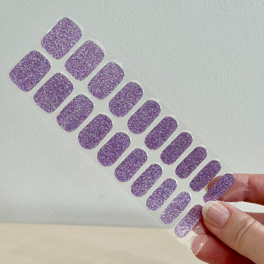 Semicured Gel Nail Polish Kit in ‘Amethyst Dazzle’