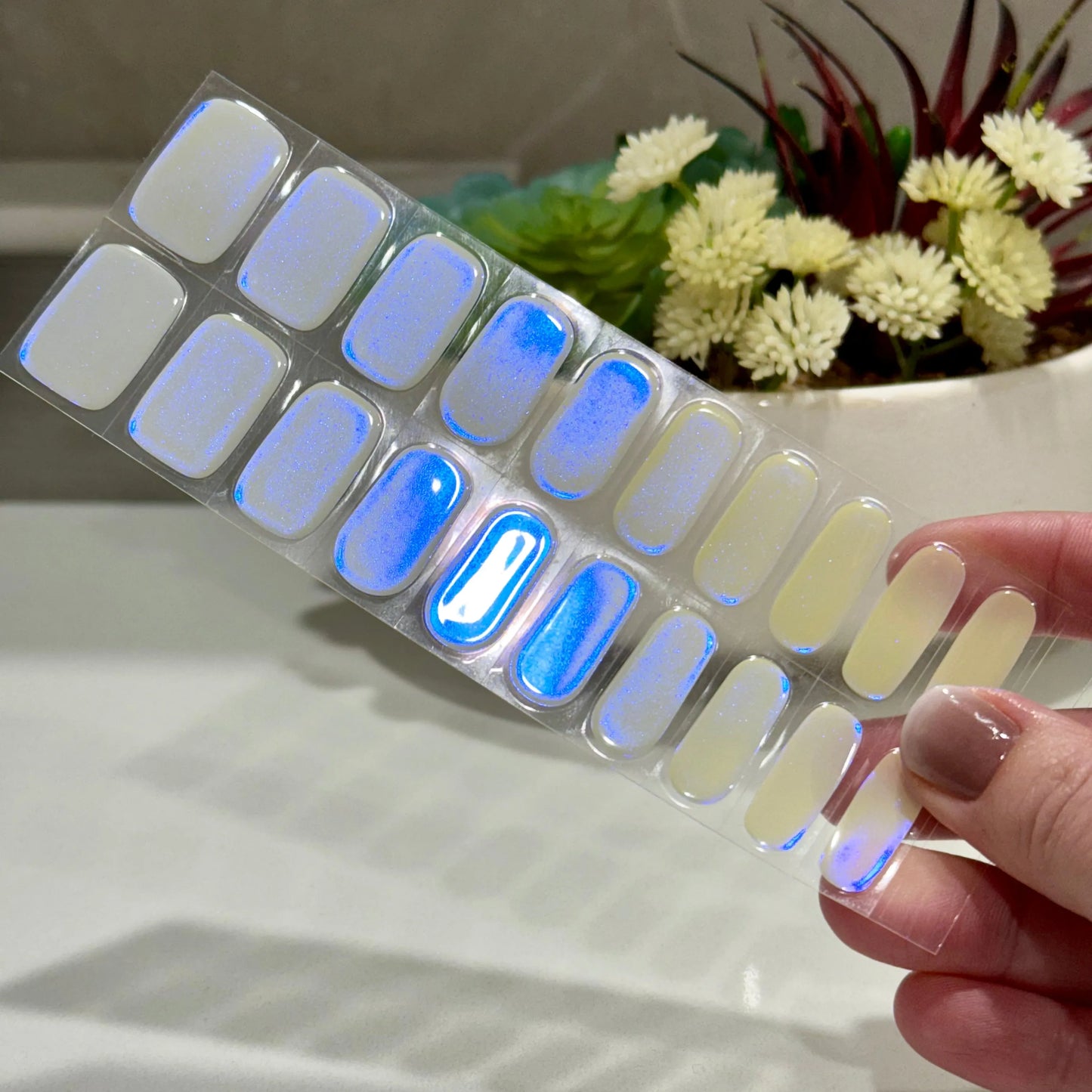 Semicured Gel Nail Stickers